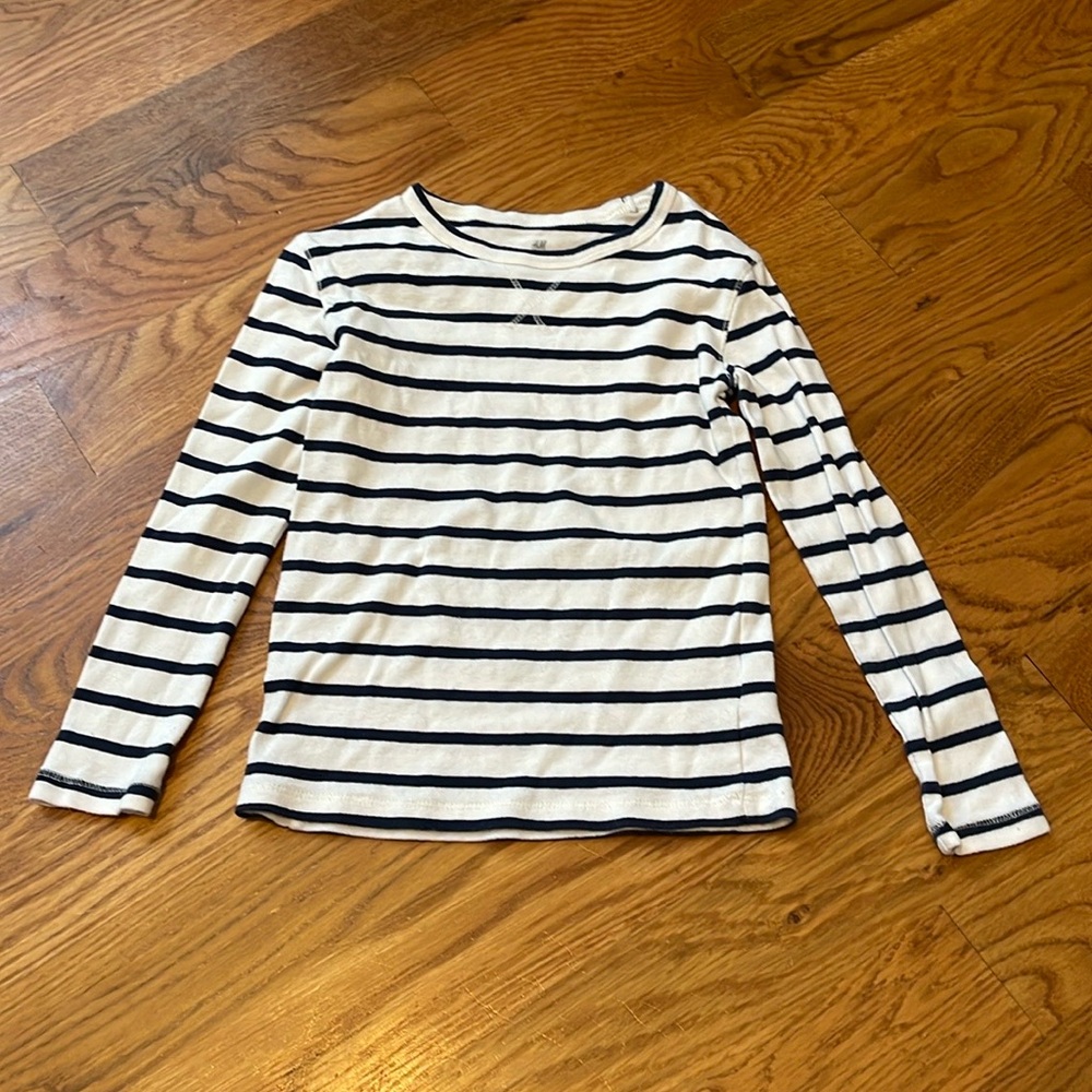 H&M Henley Boys Long Sleeve T-Shirt